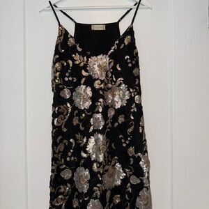 Altar’d State Women’s Sequin Spaghetti Strap Cocktail Party Dress Size M
